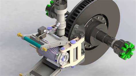 IFAS - Self-energizing hydraulic brake (SEHB) animation - YouTube