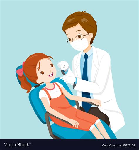 Girl Dentist Clipart