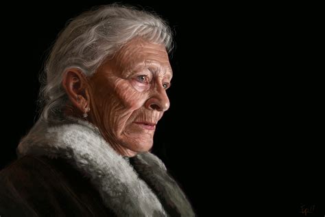 ArtStation - Old Woman Portrait Study