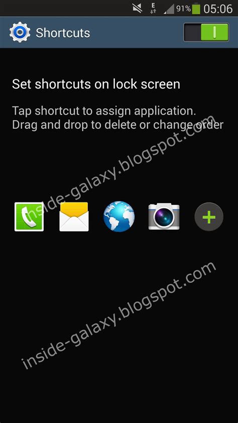 Samsung Galaxy S4: How to Customize the Bottom Shortcuts in the Lock Screen