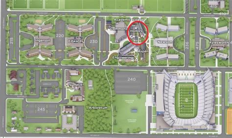 Colorado State University Campus Map - Printable Map