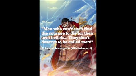 Edward Newgate (Whitebeard): Inspirational Quote #anime #onepiece # ...