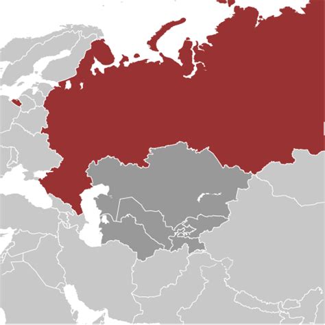 Russia Map (Political) - Worldometer