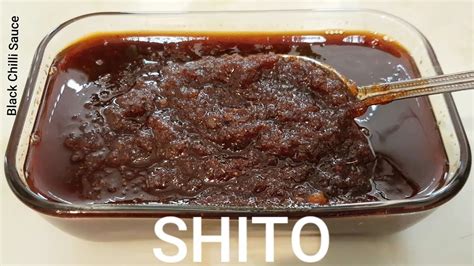 Quick GHANA SHITO recipe ( with dry ingredients) - BLACK CHILLI SAUCE - YouTube