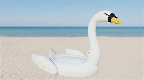 3D model Swan Inflatable Toy | CGTrader