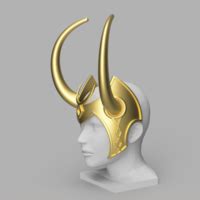 LADY LOKI's Helmet [3D Print Files] · Dangerous Ladies' Cosplay Kits ...