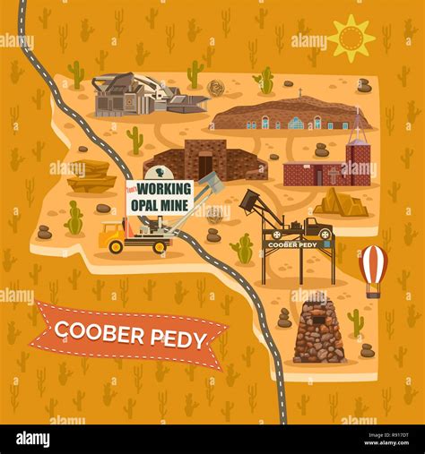 Coober pedy, australia Stock Vector Images - Alamy