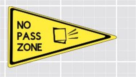 No pass Zone | Zone, Novelty sign, Cricut design