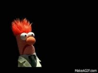 Beaker Muppet Fire Gif