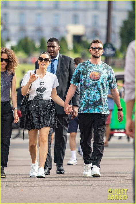 Justin Timberlake & Jessica Biel Spotted Walking Around Paris After ...