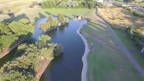 Cleethorpes boating lake, aerial view by Drone, DJI Phantom 3 Pro 4K. HFPH4K - YouTube