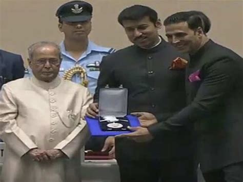 Akshay Kumar receives his first National Award