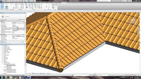 Revit Family: Spanish Roof Adaptive VideoTutori...