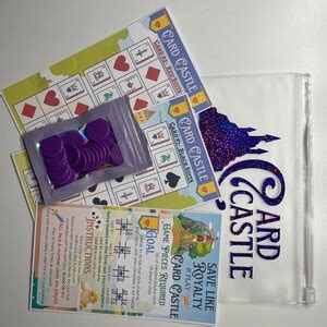 Card Castle ORIGINAL Playing Card Savings Challenge Game Shop Exclusive ...