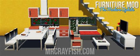 Modern Furniture Mod 1.16.5 - Merkyu Furniture