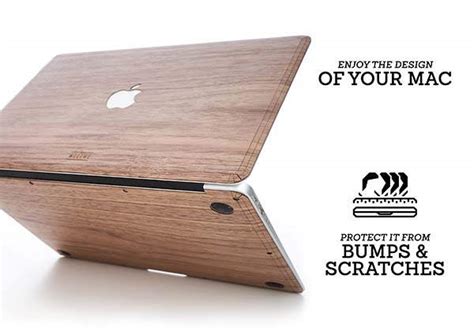Handmade Wooden MacBook Covers | Gadgetsin