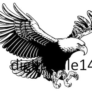 Eagle Falcon Svg Flying Eagle Png Eagle Wings Bird Wings - Etsy