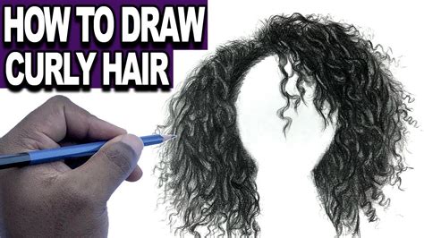 How To Draw Curly Hair Realistic : Serene Ip How To Draw Realistic Hair With Techniques For ...