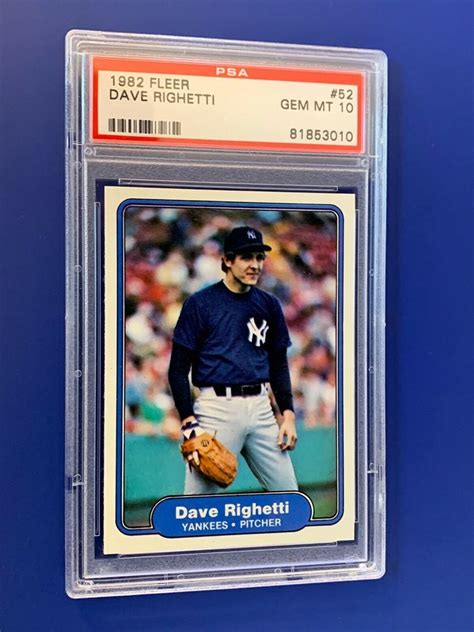 Auction Prices Realized Baseball Cards 1982 Fleer Dave Righetti