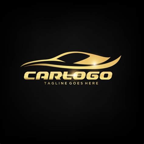 Gold Car Logo Design Descarga gratuita de plantilla en Pngtree ...