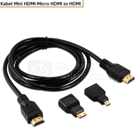 Jual / Harga / Spesifikasi/ Gambar Kabel Mini HDMI-Micro HDMI to HDMI ...