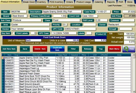 Restaurant Inventory Control Software — db-excel.com