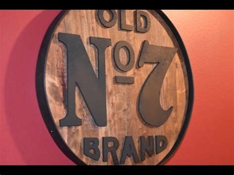 Old No. 7 Brand sign build - YouTube