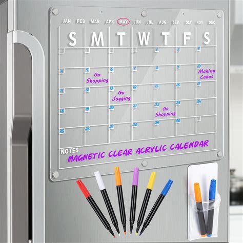 REVIEW: Acrylic Magnetic Dry Erase Board Calendar - Review: Acrylic Magnetic Dry Erase Board ...