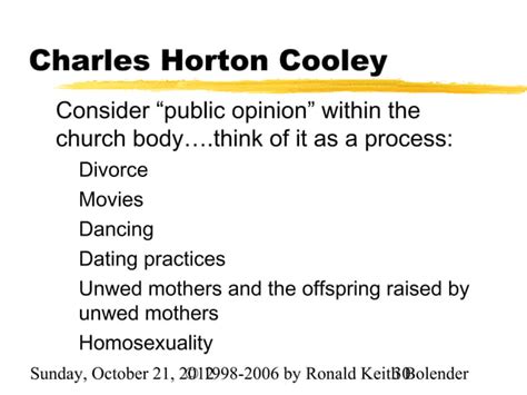 Charles horton cooley