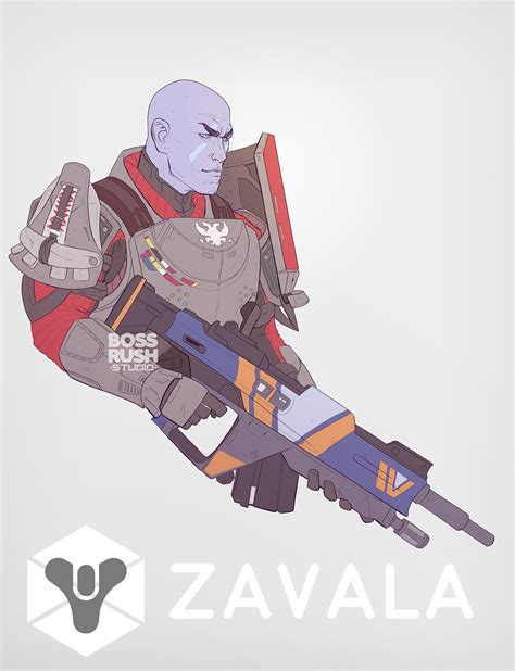 ArtStation - Destiny 2: Zavala personal piece