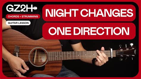 Night Changes Guitar Tutorial One Direction Guitar Lesson |Easy Chords ...