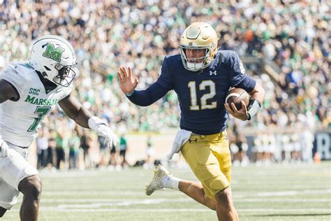 #8 Notre Dame Falls to Marshall at Home – Notre Dame Fighting Irish ...