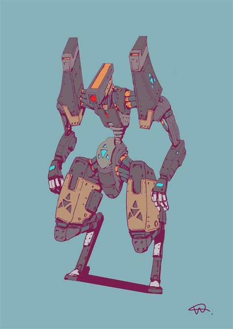 Pin by NeGIn on Concept art | Robot concept art, Character design ...