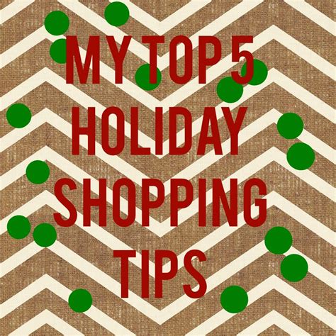 bybmg: My Top 5 Holiday Shopping Tips