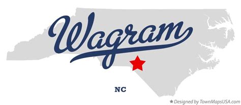 Map of Wagram, NC, North Carolina