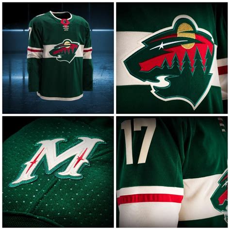 2017 Minnesota Wild Jerseys 2017 2018 Season New Team Jerseys Custom ...