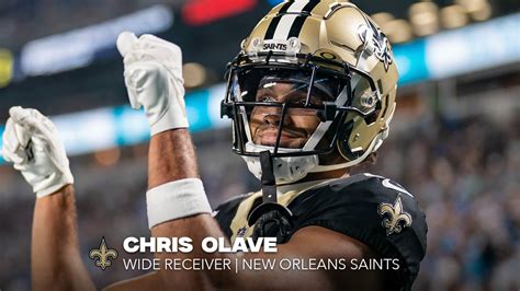 Saints WR Chris Olave - Latest News, Highlights, Interviews, & Stats