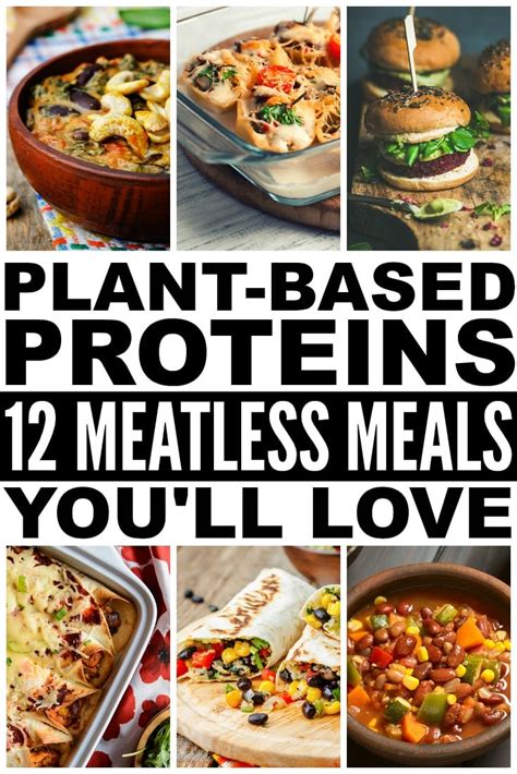 Plant Based Proteins: 12 Meatless Recipes That Are Actually Filling