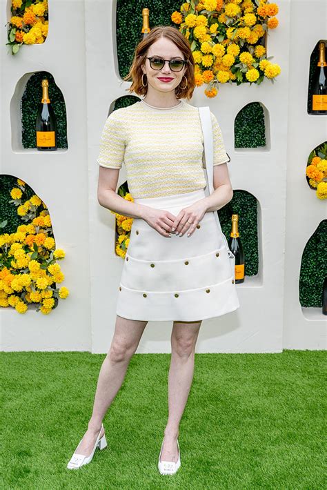 Emma Stone Wore Louis Vuitton To The 2023 Veuve Clicquot Polo Classic