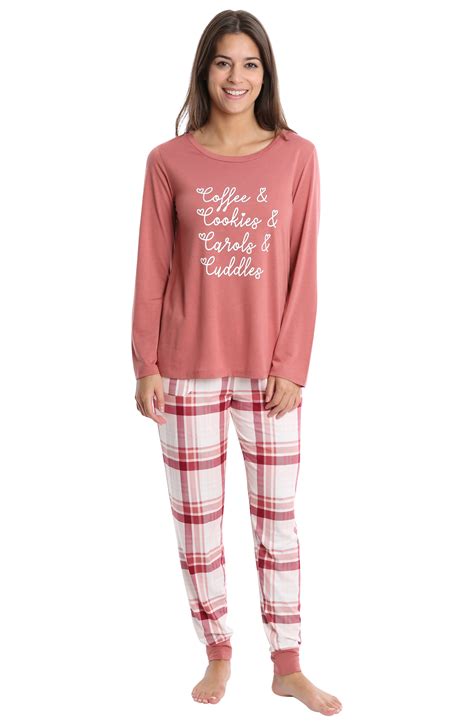 WallFlower - WallFlower Women's Pajama Pant Set - Long Sleeve Sleep ...