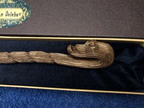 Antonin Dolohov Wand 14", REAL WOOD, Harry Potter, Ollivander's, Wizarding World | eBay