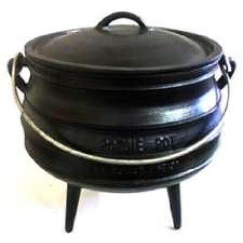 Size 30 Cast Iron Potbelly Cauldron holds 20 Gallons - Cooking Pot