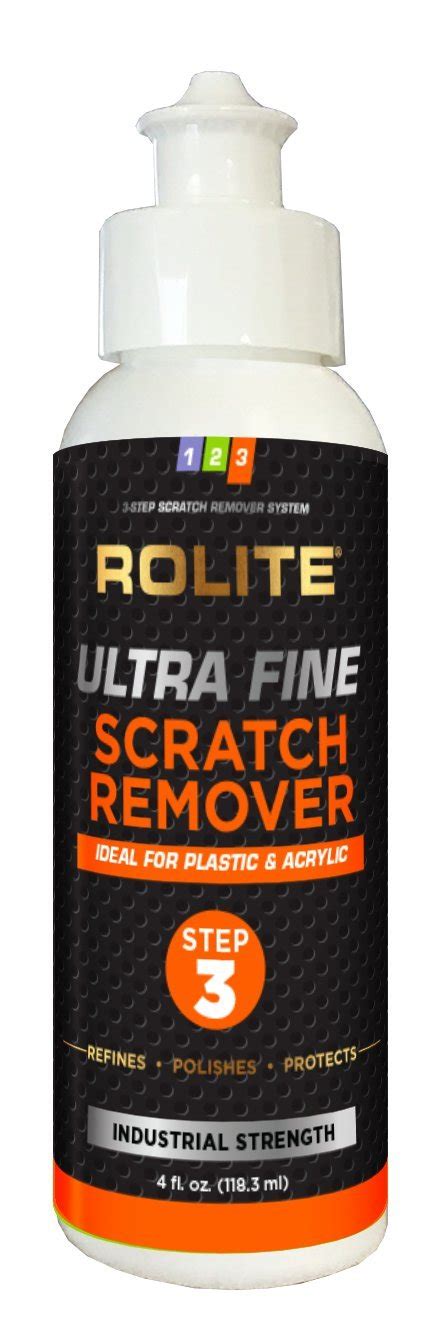 Ultra Fine Scratch Remover For Plastic & Acrylic Surfaces Including ...