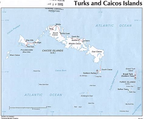 Maps of Turks and Caicos Islands Map - caicos islands • mappery