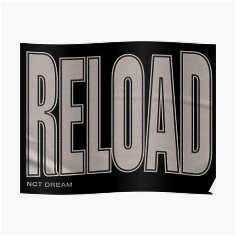 "Reload NCT Dream Logo" Poster for Sale by thunderbeam | Redbubble