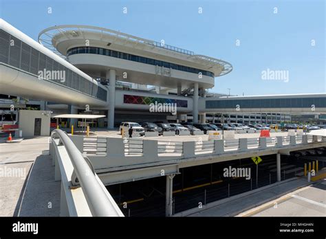 Parking garage at Miami International Airport, Miami, Florida Stock Photo - Alamy