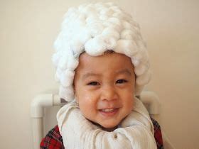 DIY George Washington Cotton Ball wig Diy For Kids, Cool Kids, Crafts For Kids, Preschooler ...