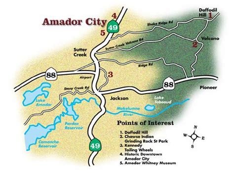 Amador City Map and Directions