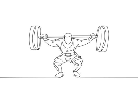 Weightlifting Drawing