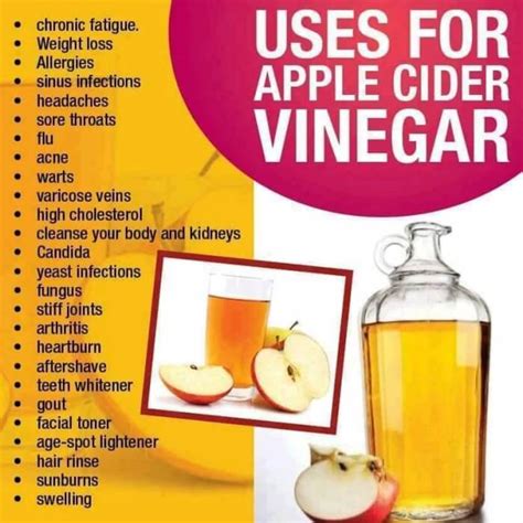 Uses For Apple Cider Vinegar - Benefit Healthy Fitness Food Eat - Yeah We Workout ! - Workouts ...